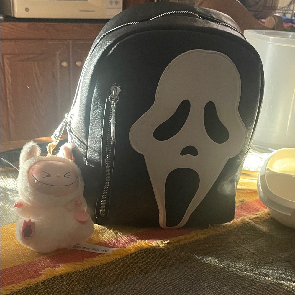 Bioworld Black and White Backpack